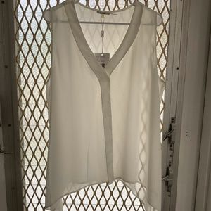 NWT Milano Sioni Blouse Eggshell size XL